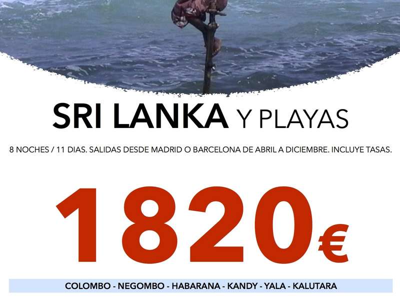 SRI LANKA Y PLAYAS